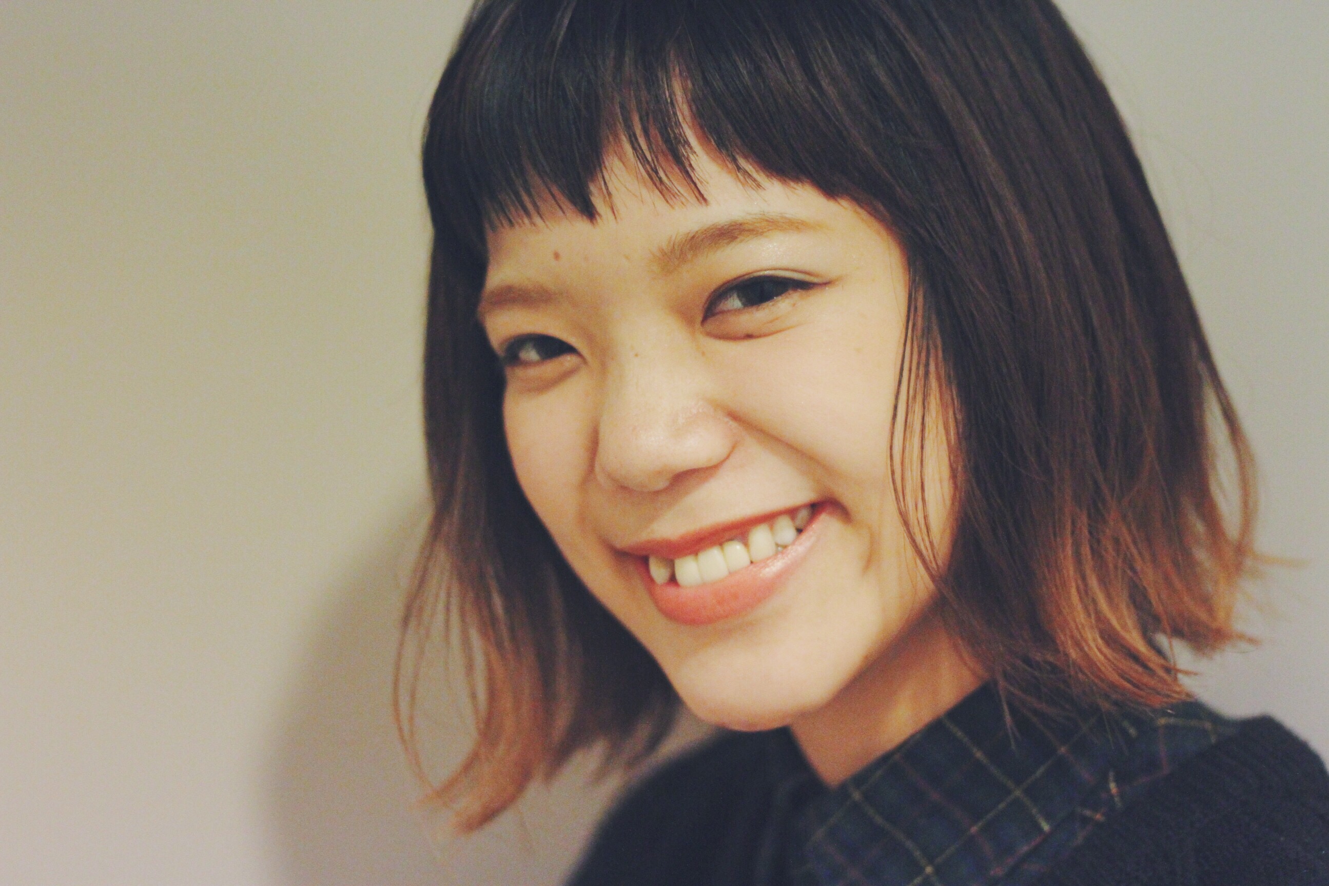 最新のヘアスタイル giカット髪型 内巻きのボブに飽きたら外